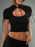 Tie Detail Crop Top