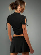 Tie Detail Crop Top