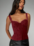 Lace Trim Corset