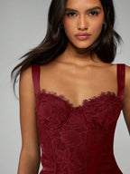 Lace Trim Corset