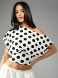 Polka Dot Crop Top