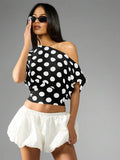Polka Dot Crop Top