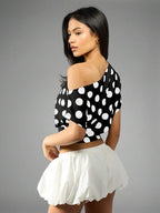 Polka Dot Crop Top