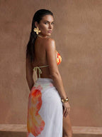 3-Pieces Swimsuit & Mesh Cover Up