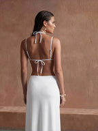 3-Pieces Swimsuit Set With Skirt Cover Up