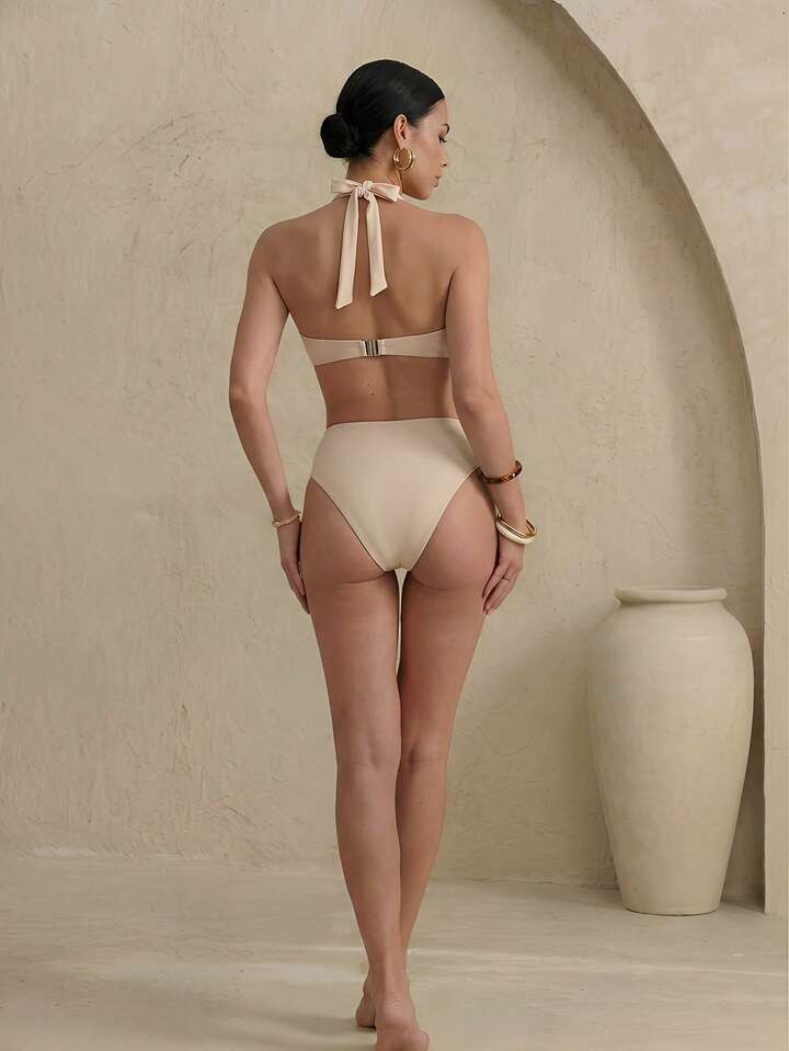 3-Pieces Swimsuit Set With Skirt Cover Up
