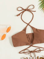 3-Pieces Swimsuit Set With Cover-Up Set