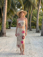 Handmade Crochet Floral Set
