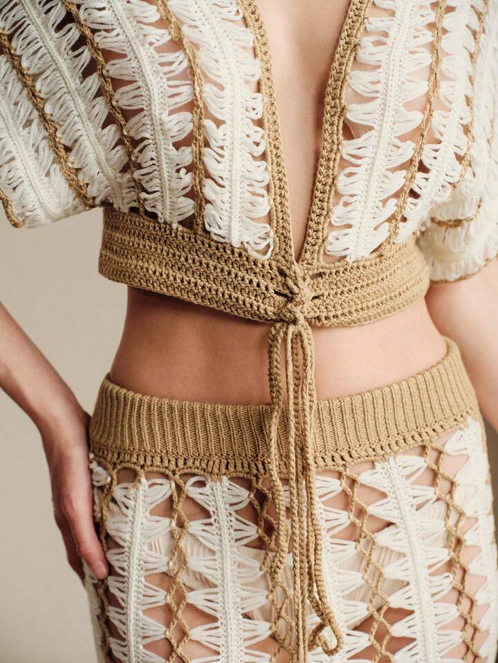 Knit Cover Up Set