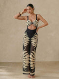One-Piece Swimsuit & Cover Up Pants