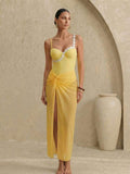 One-Piece Swimsuit & Cover Up Skirt