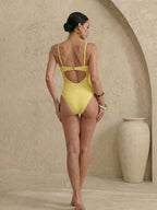 One-Piece Swimsuit & Cover Up Skirt