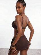 Swimsuit Set & Cover Up Skirt