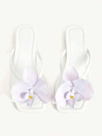 3D Flower Flat Sandals