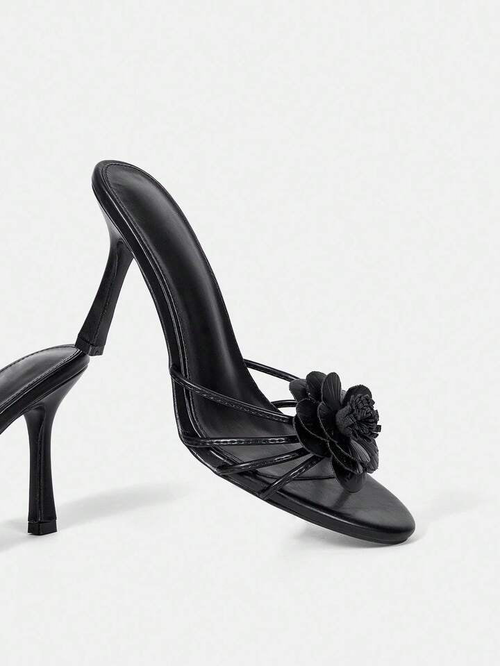 3D Flower Heels