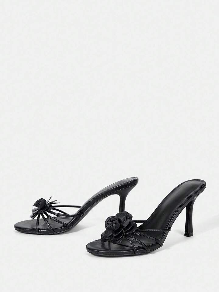 3D Flower Heels