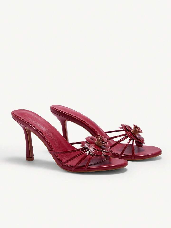 3D Flower Heels