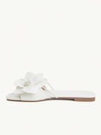 3D Flower Flat Slides