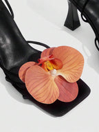 3D Flower High Heels