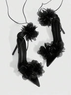 3D Floral High Heels