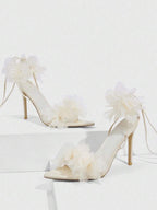 3D Floral High Heels