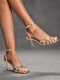 Criss-Cross Strap Sandals