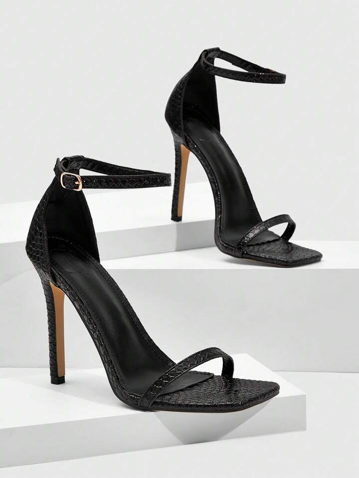 Stiletto Ankle Sandals