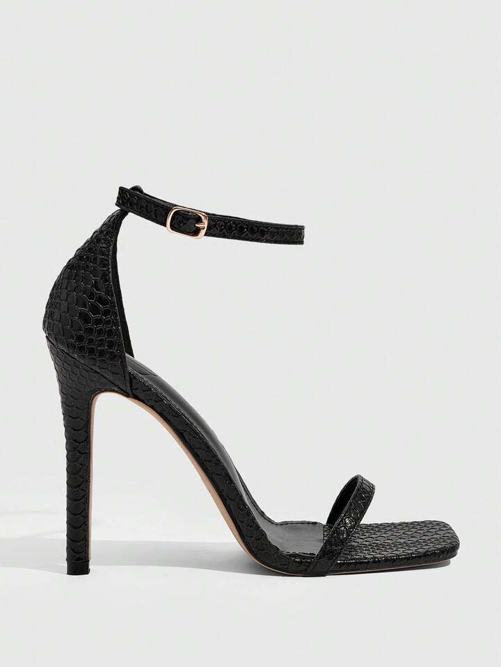 Stiletto Ankle Sandals