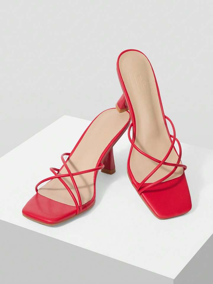 Cross Strap Heels